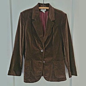 Vintage Faux Suede Blazer